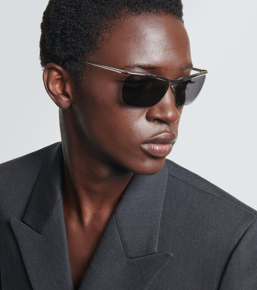 Celine Eyewear - Metal rectangular sunglasses