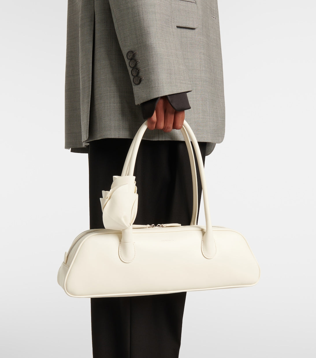 Magda Butrym - Brigitte floral-appliqué leather shoulder bag