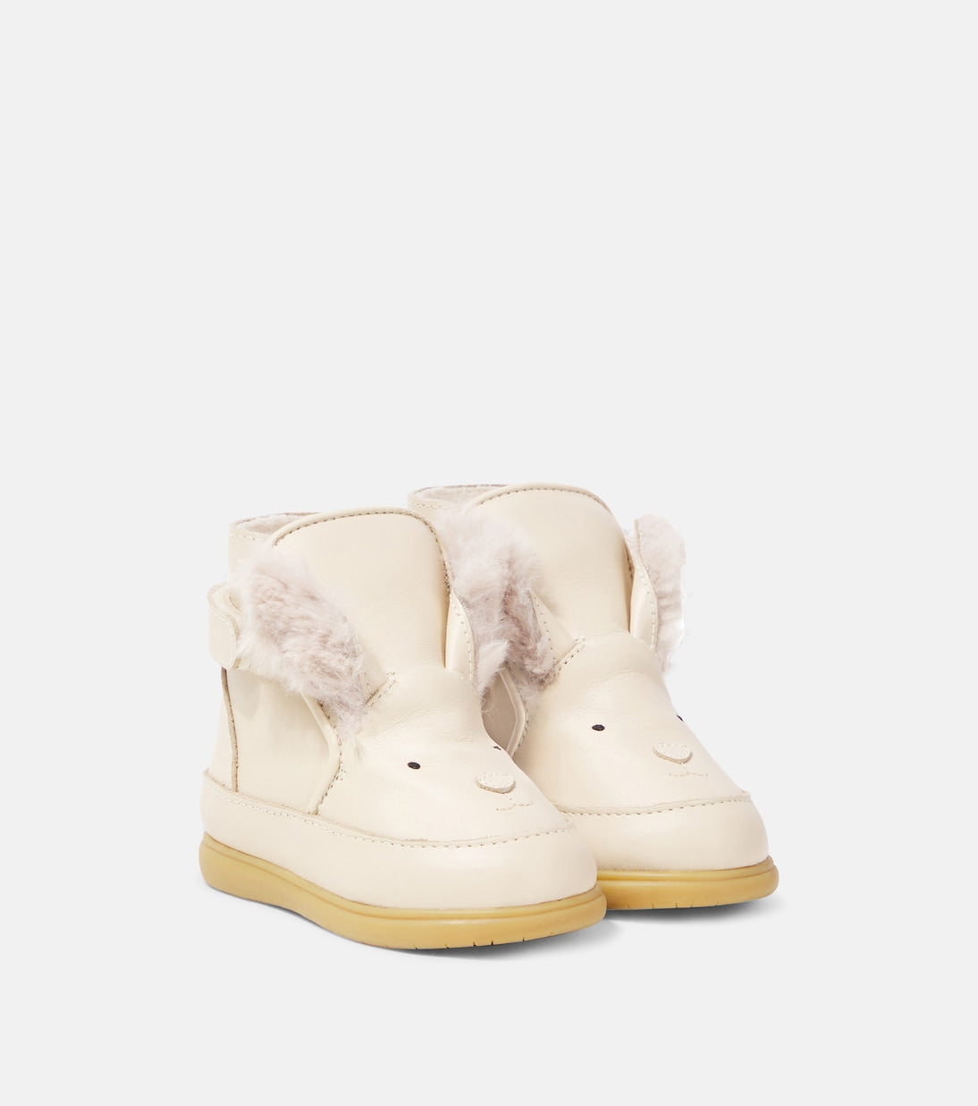 Donsje - Baby Dubu shearling-trimmed leather boots