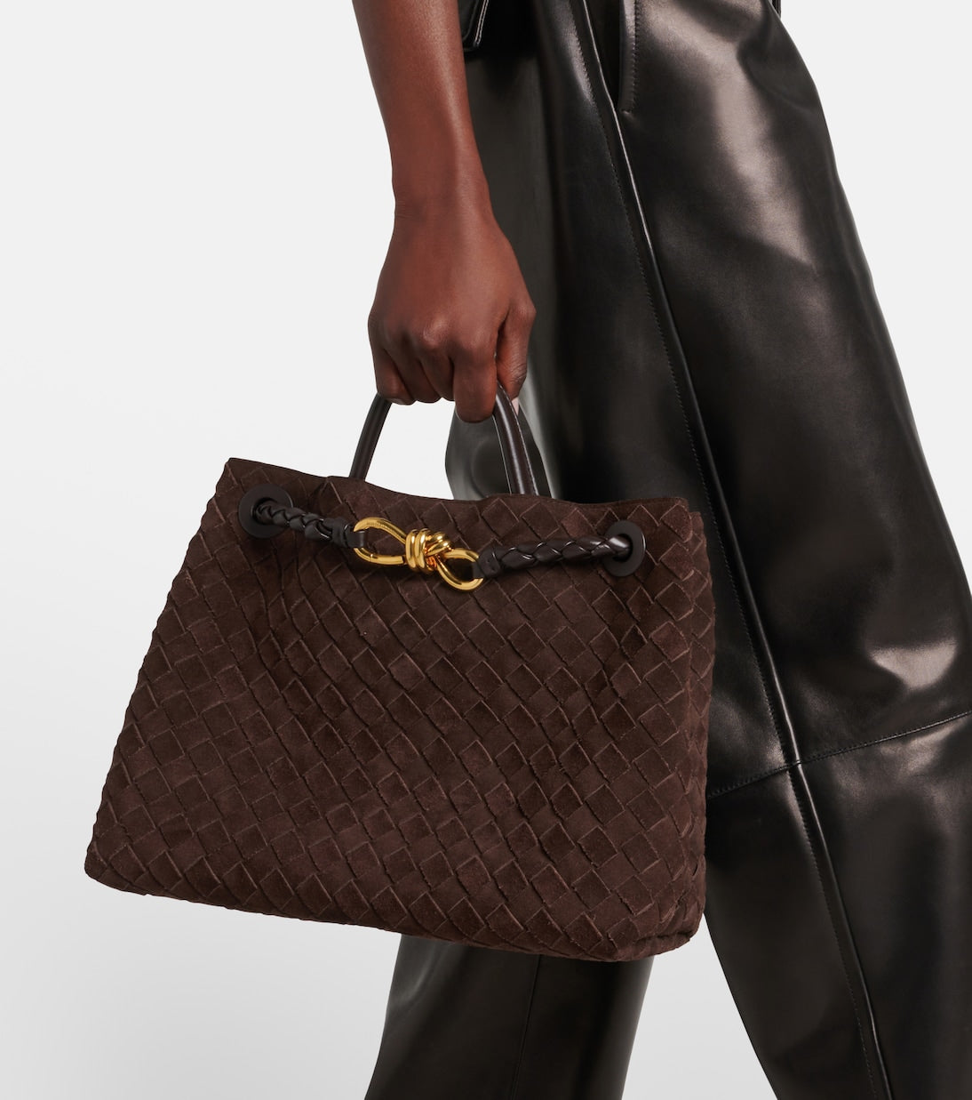Bottega Veneta - Andiamo Medium suede tote bag