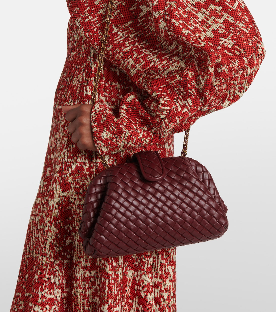 Bottega Veneta - Lauren 1980 Small Intrecciato leather clutch