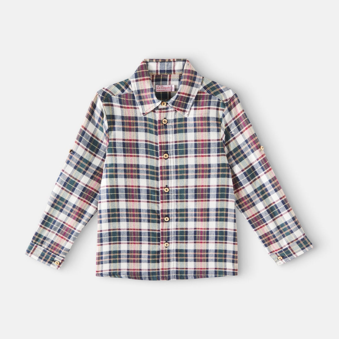 La Coqueta - Nico plaid cotton shirt