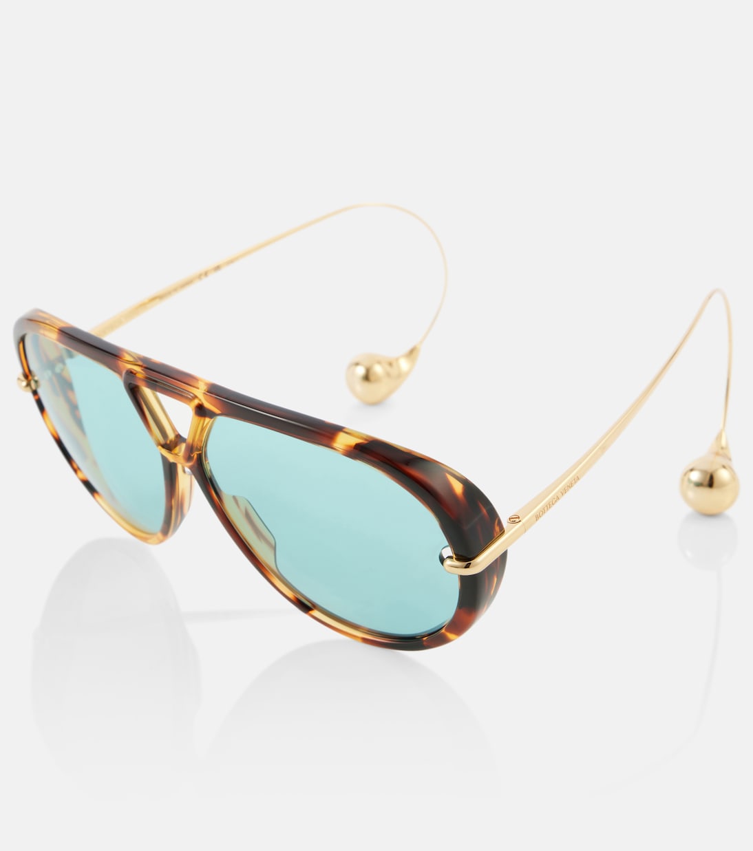 Bottega Veneta - Drop aviator sunglasses
