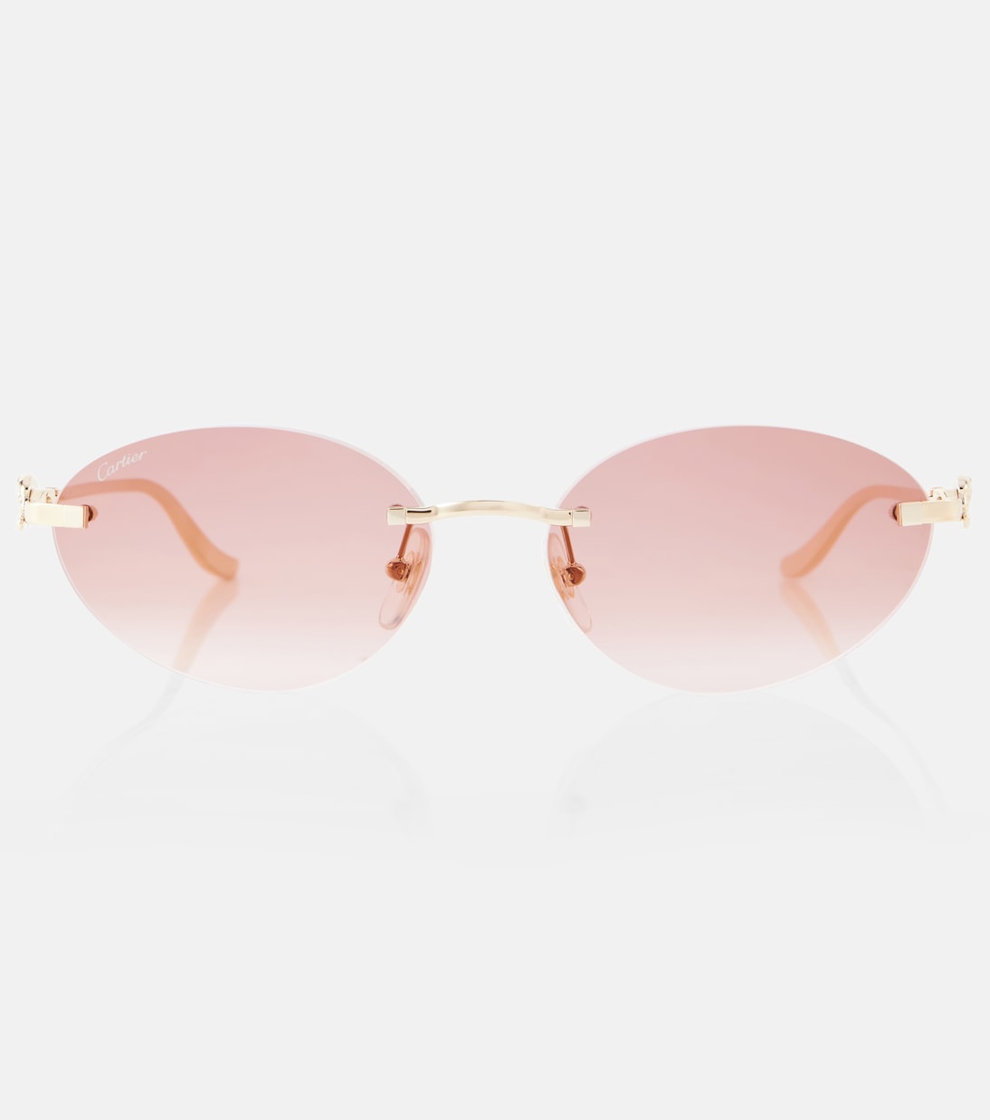 Cartier Eyewear Collection - Panthère de Cartier oval sunglasses