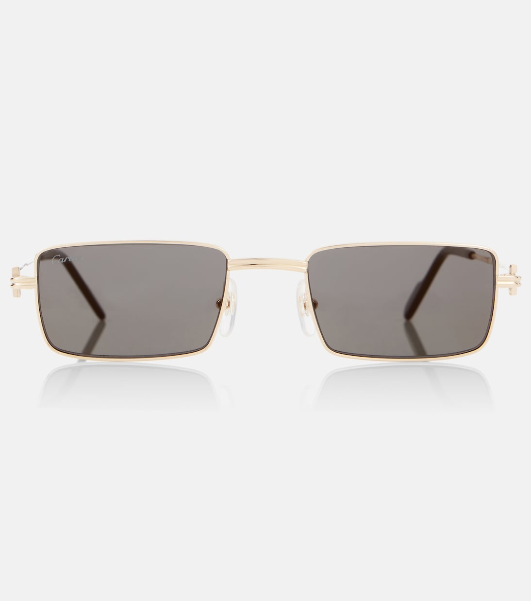 Cartier Eyewear Collection - Première rectangular sunglasses