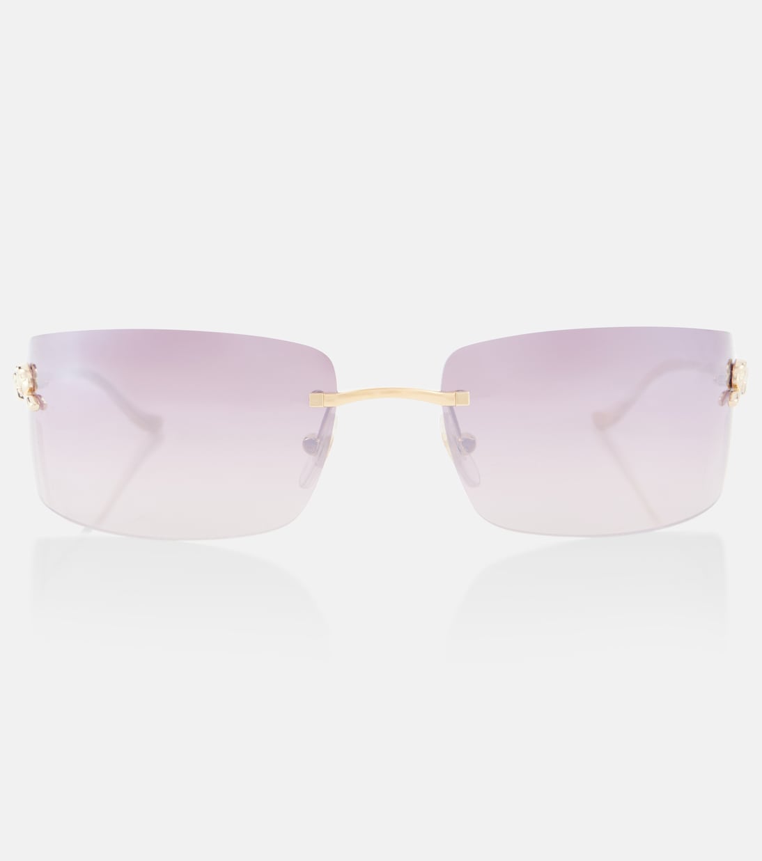 Cartier Eyewear Collection - Panthère De Cartier rectangular sunglasses