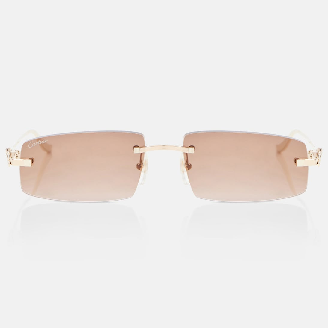 Cartier Eyewear Collection - Panthère De Cartier rectangular sunglasses
