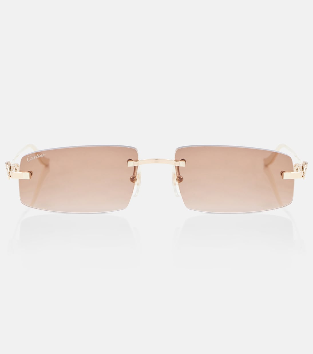 Cartier Eyewear Collection - Panthère De Cartier rectangular sunglasses
