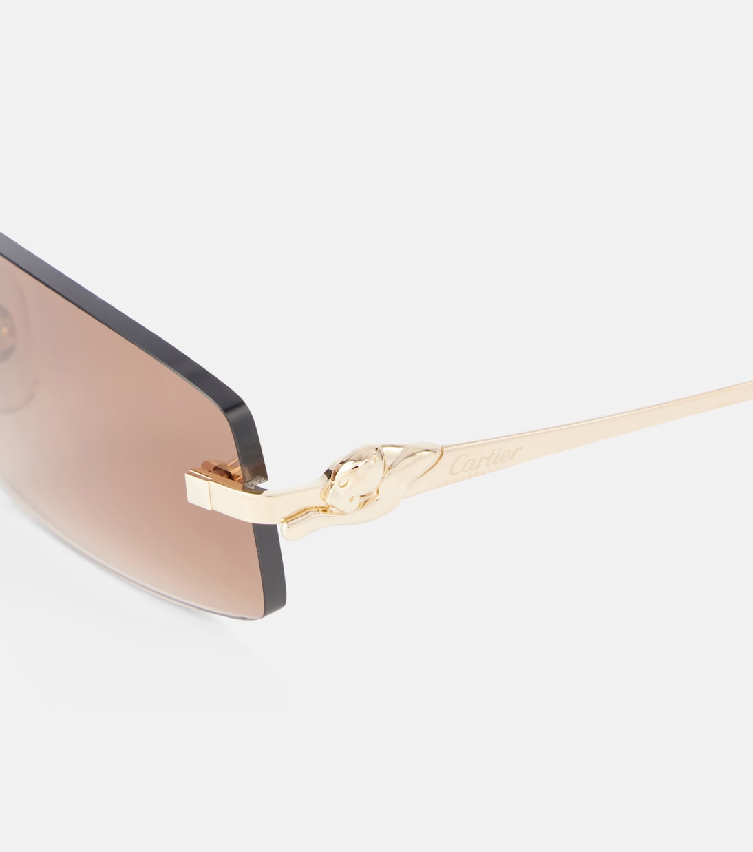 Cartier Eyewear Collection - Panthère De Cartier rectangular sunglasses