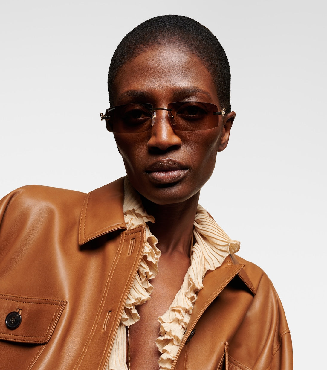 Cartier Eyewear Collection - Panthère De Cartier rectangular sunglasses