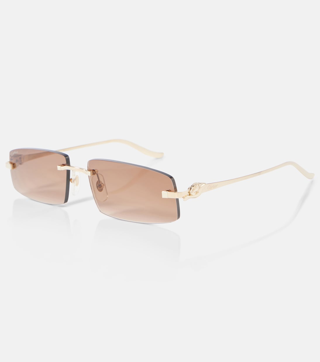 Cartier Eyewear Collection - Panthère De Cartier rectangular sunglasses