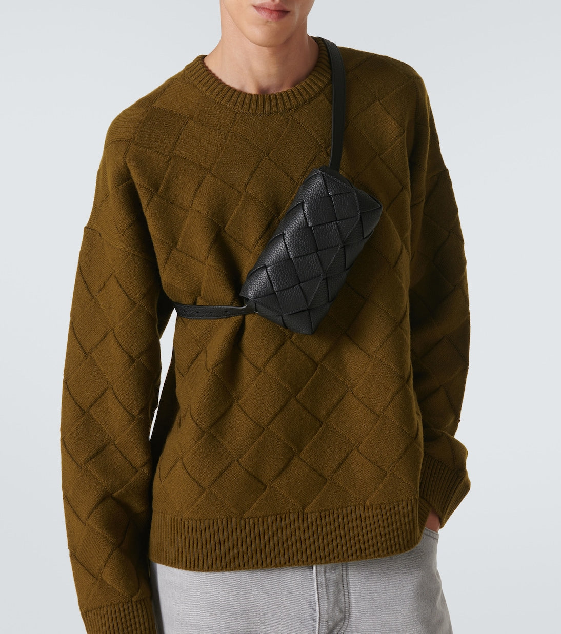 Bottega Veneta - Diago Intreccio leather belt bag