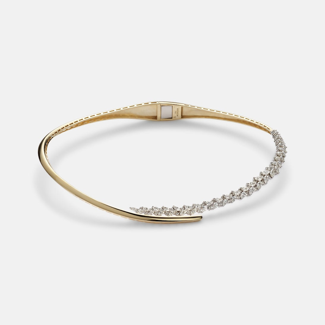 Yeprem - Golden Strada 18kt white and yellow gold choker with diamonds