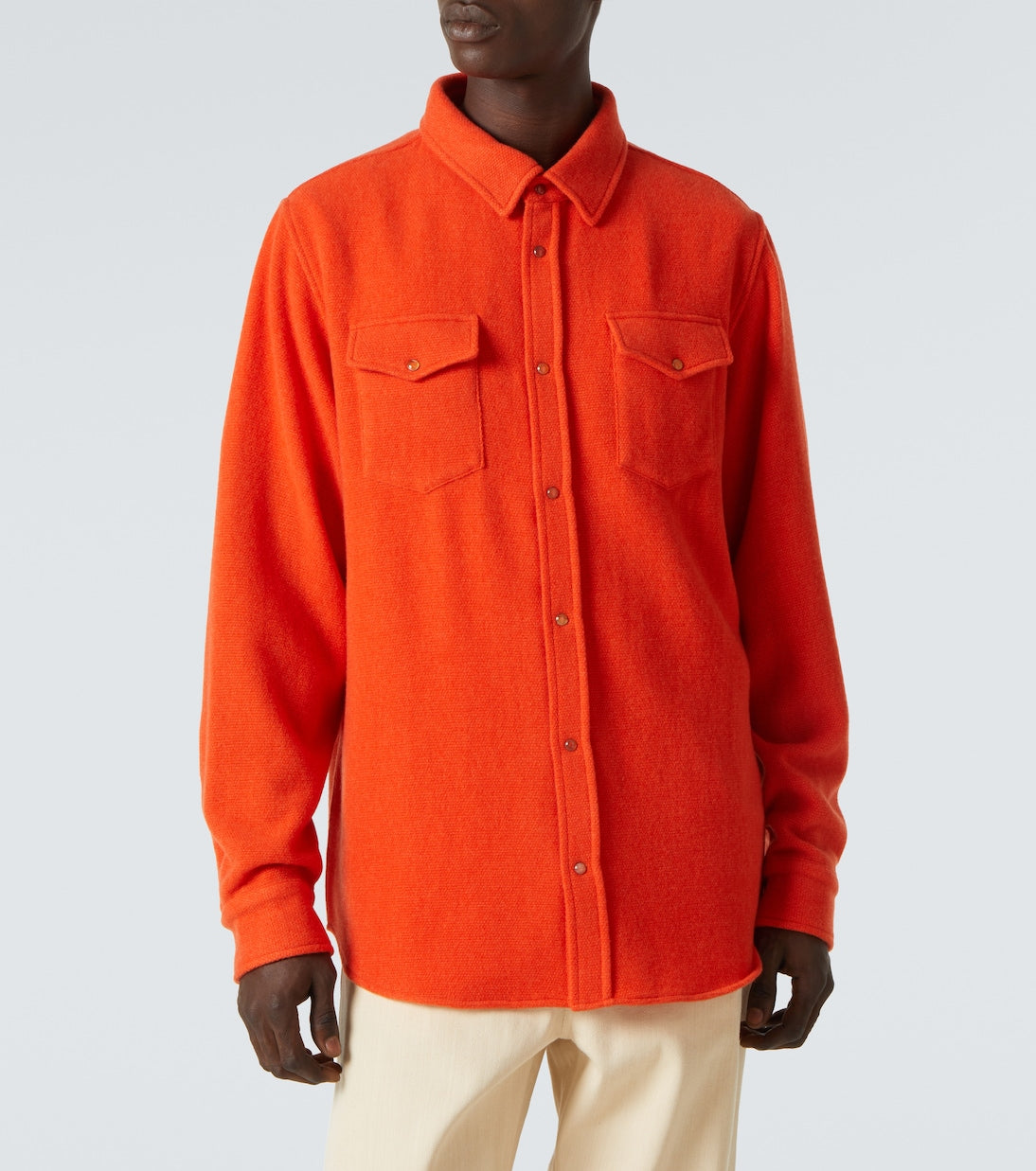 God's True Cashmere - Fire cashmere shirt