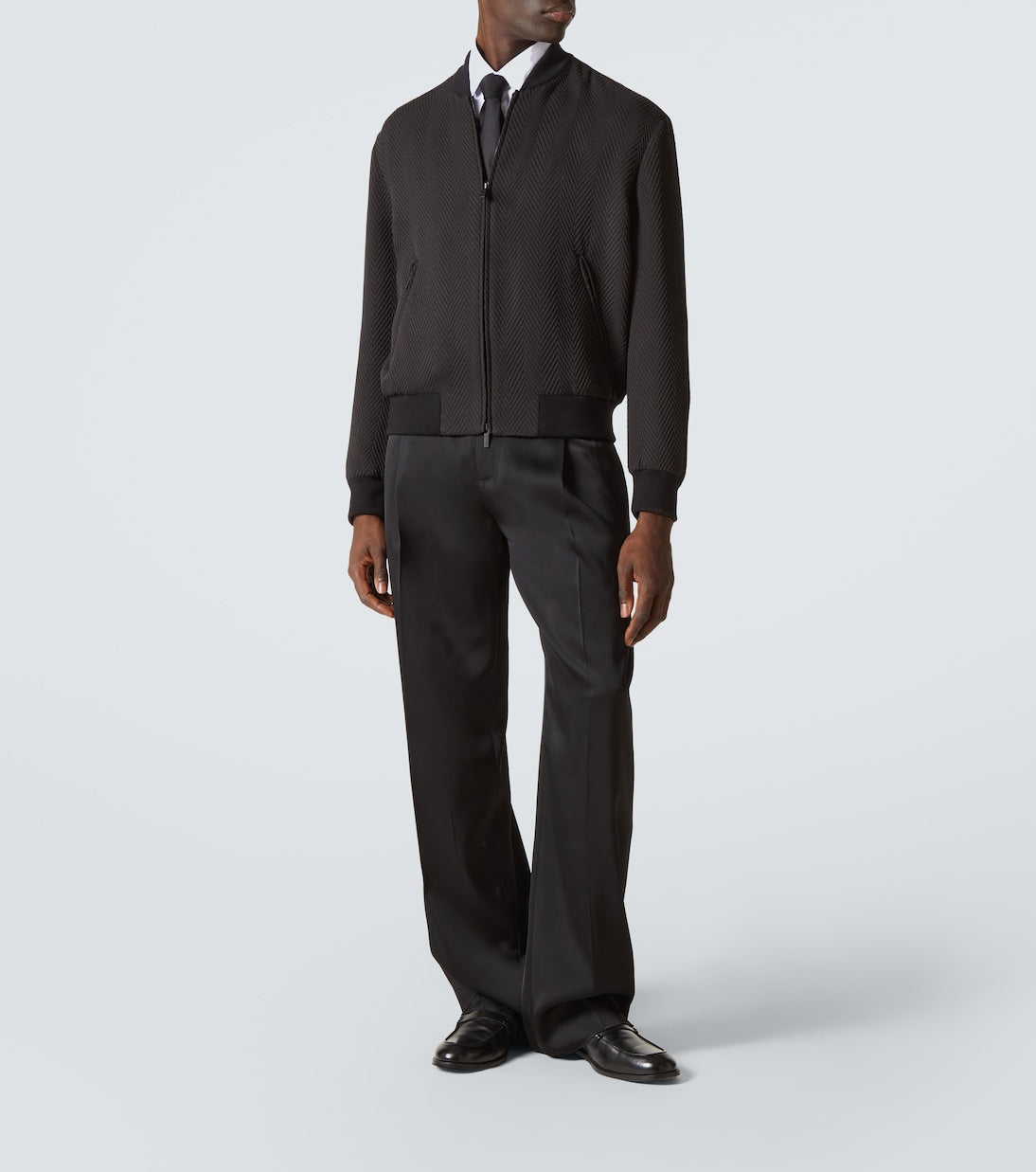 Giorgio Armani - Cotton-blend poplin shirt