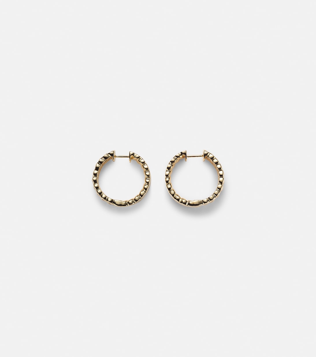 Anita Ko - Zoe 18kt gold hoop earrings with diamonds