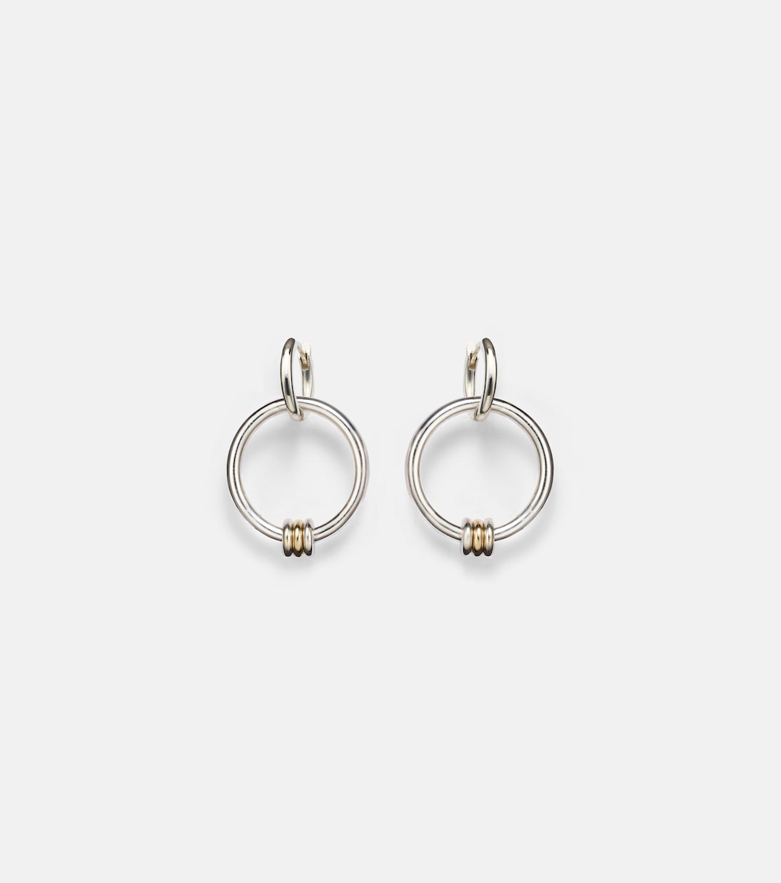 Spinelli Kilcollin - Sirius Versa sterling silver and 18kt gold hoop earrings