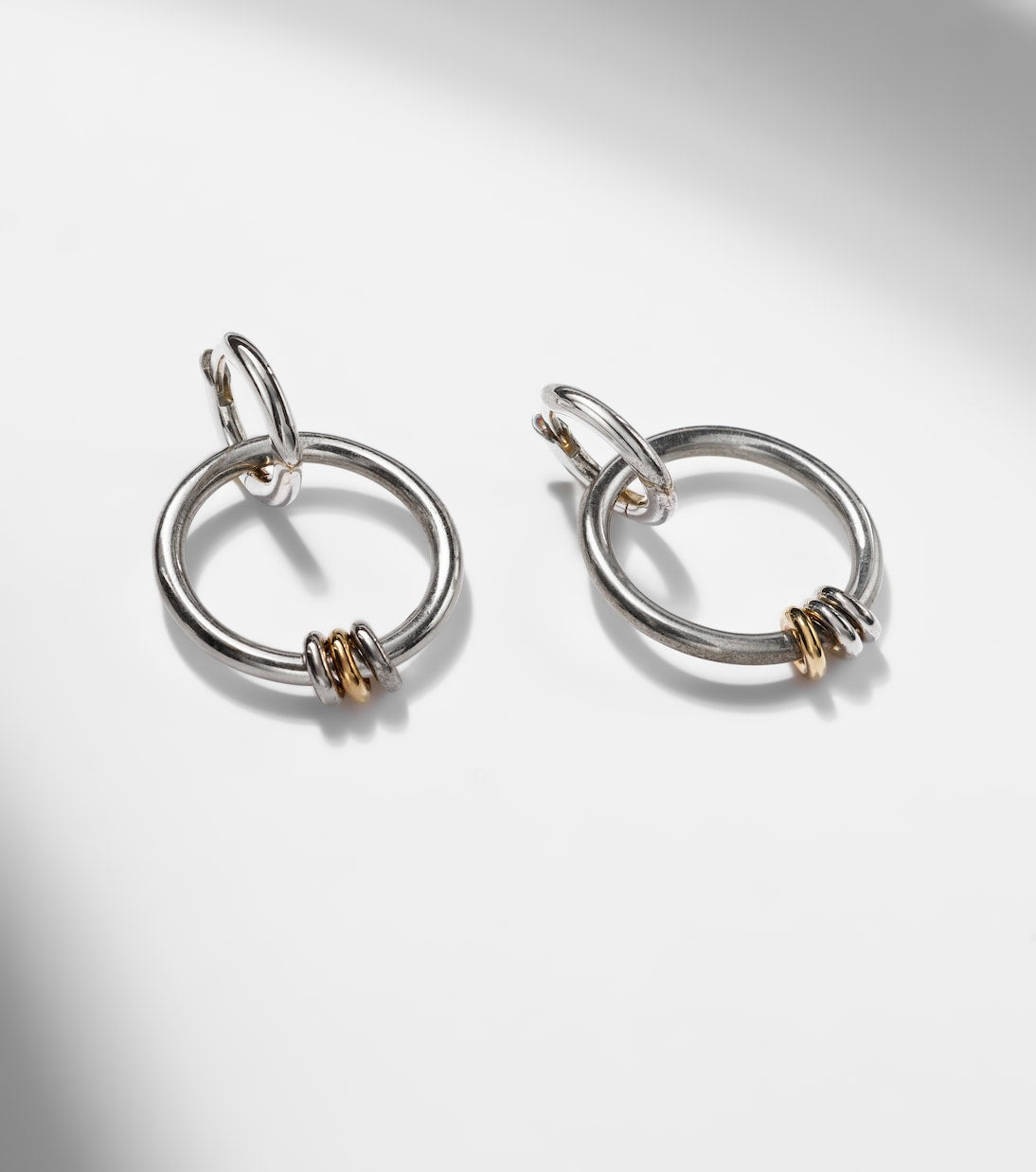 Spinelli Kilcollin - Sirius Versa sterling silver and 18kt gold hoop earrings