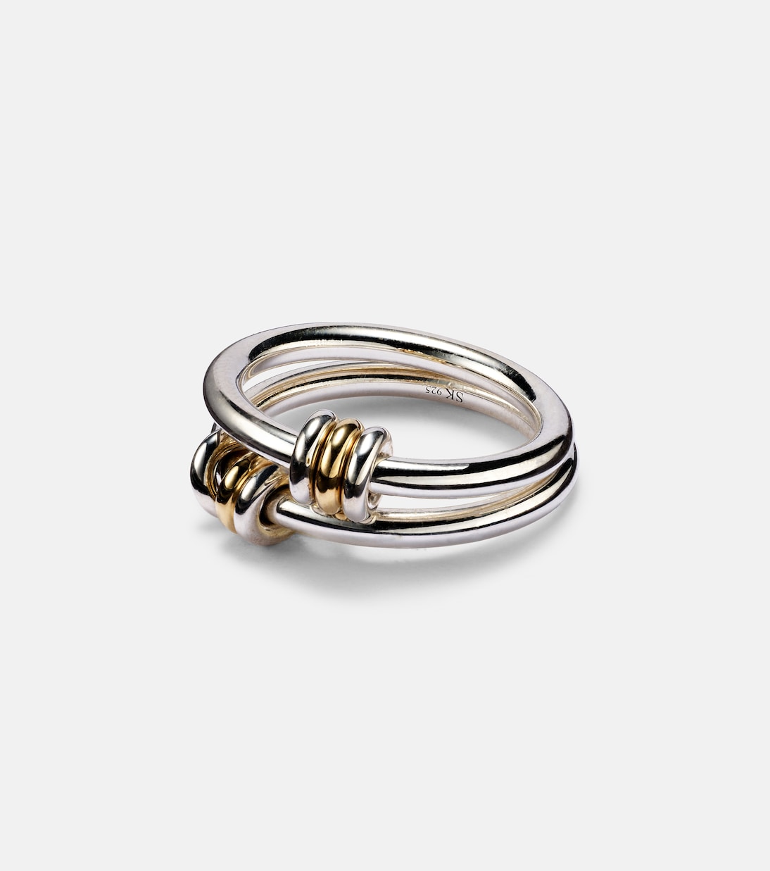 Spinelli Kilcollin - Sirius Versa sterling silver and 18kt gold hoop earrings