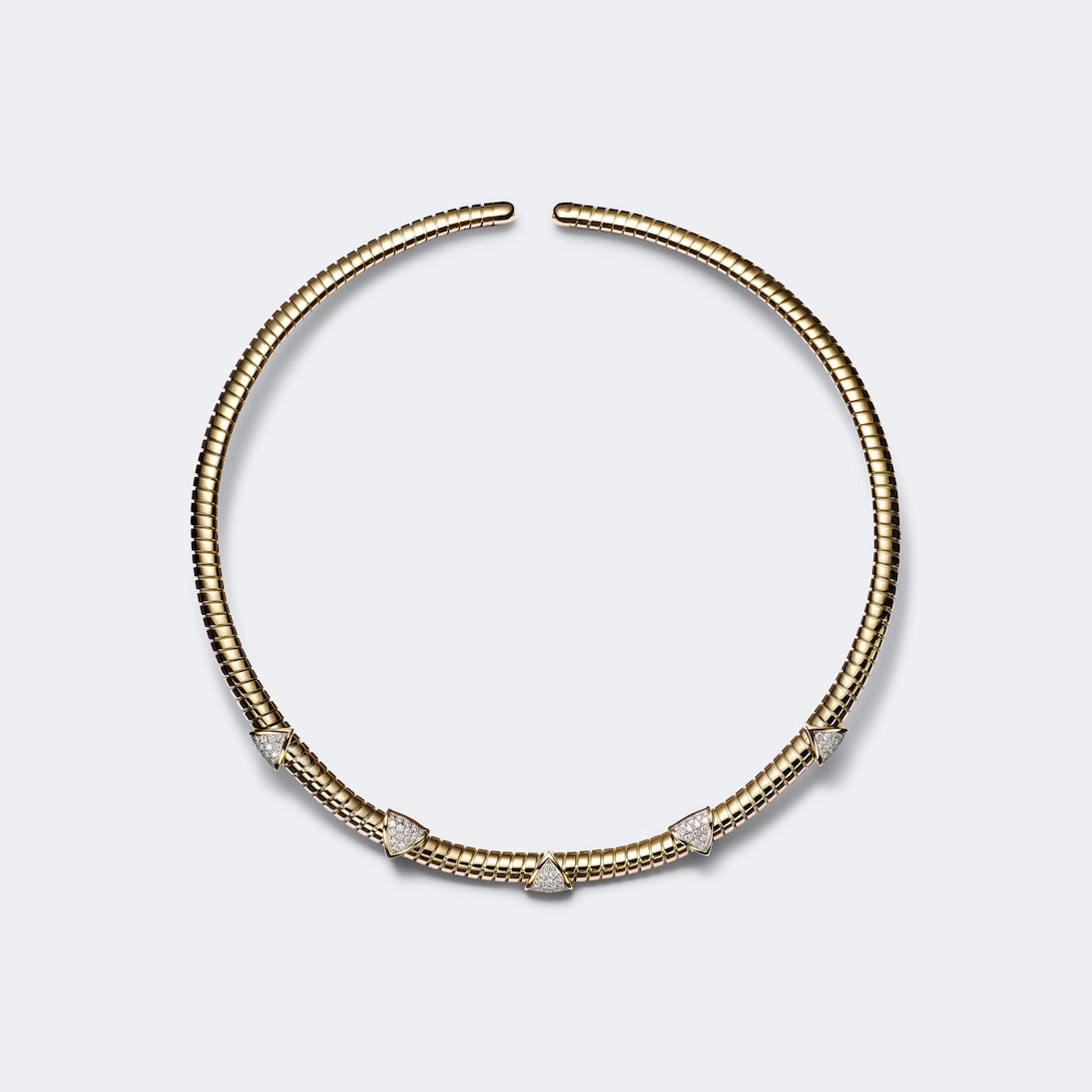 Marina B - Trisolina 18kt gold necklace with diamonds