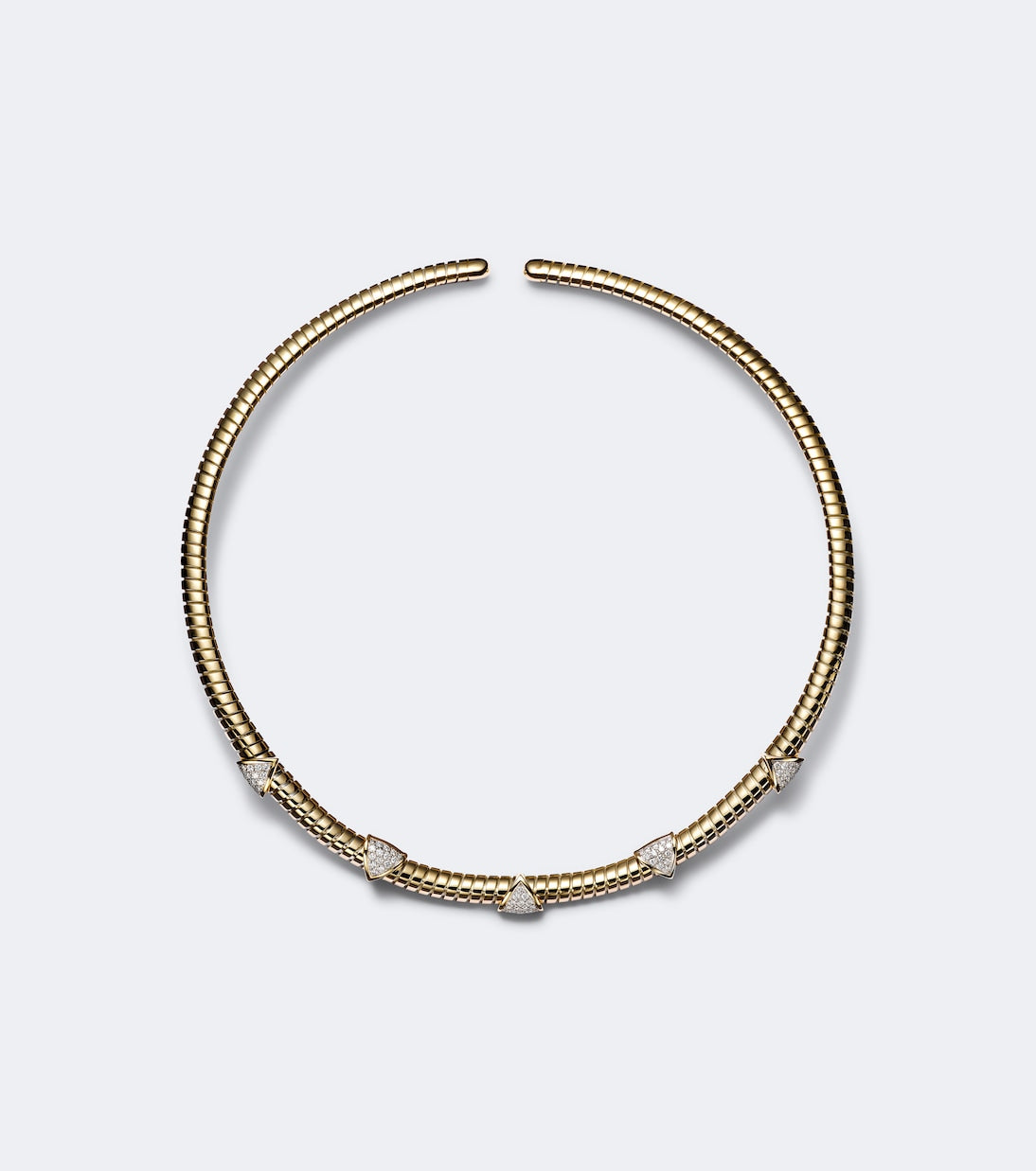 Marina B - Trisolina 18kt gold necklace with diamonds