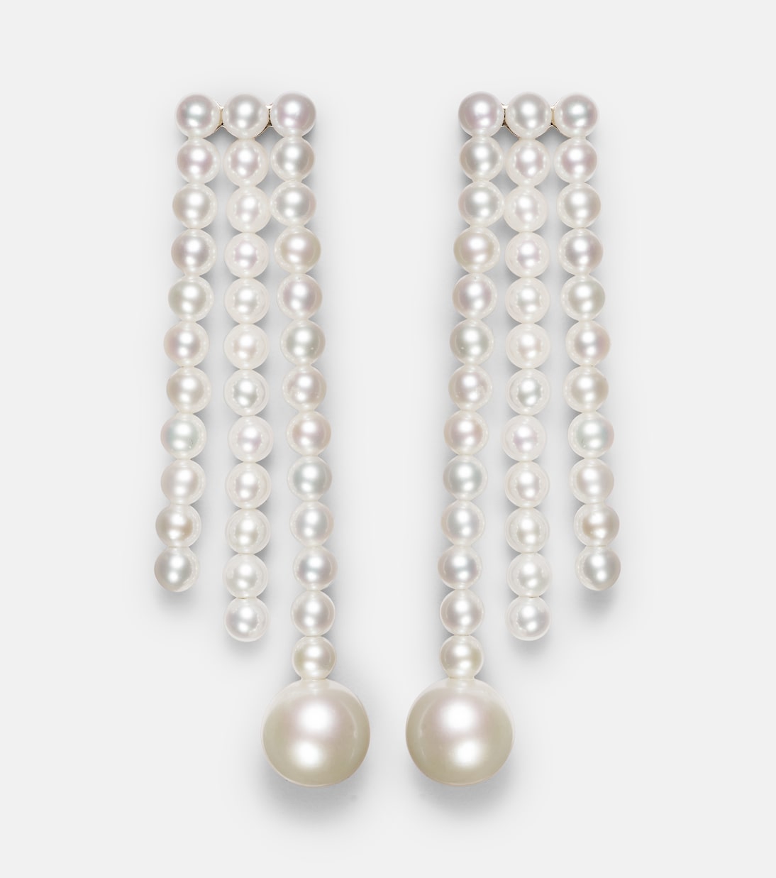 Sophie Bille Brahe - La Valse 14kt gold earrings with pearls