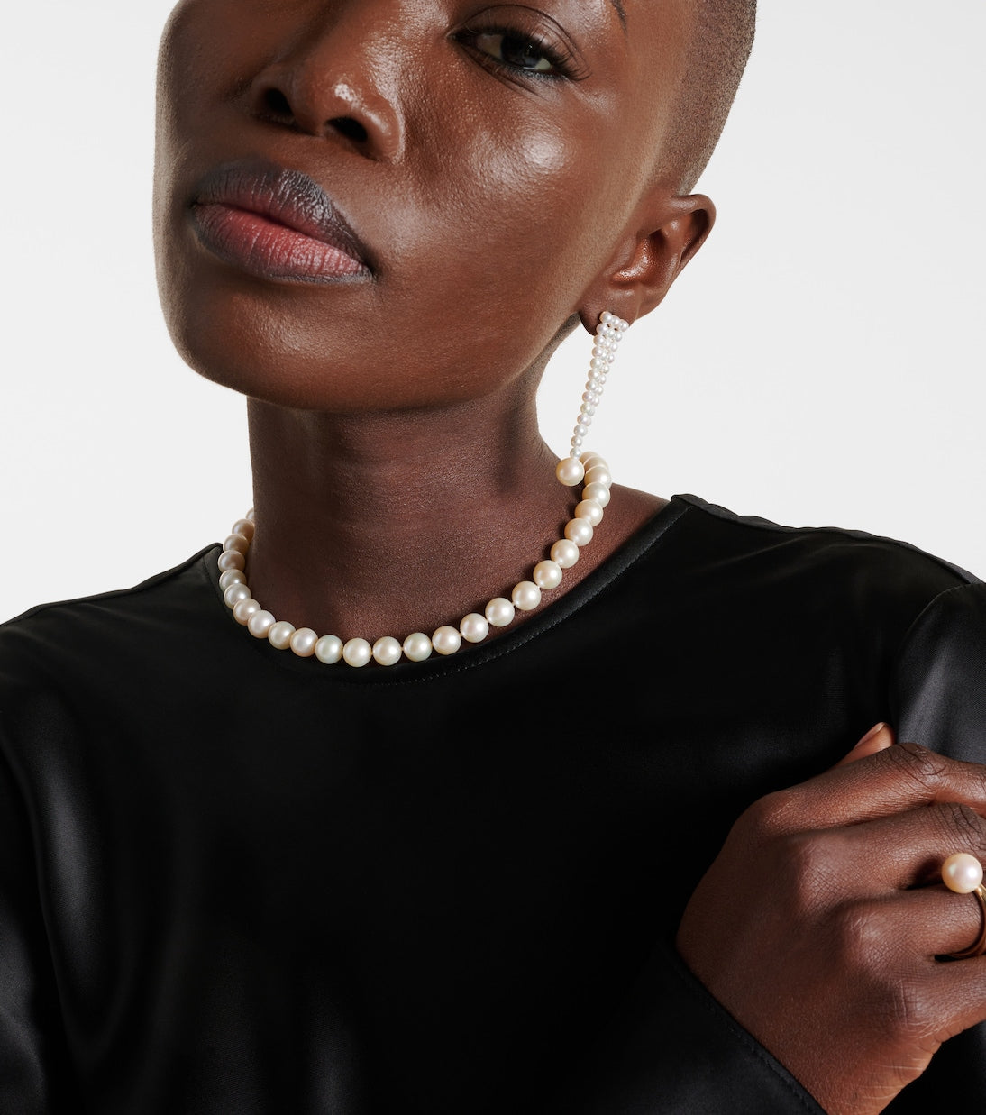 Sophie Bille Brahe - La Belle 14kt gold necklace with pearls