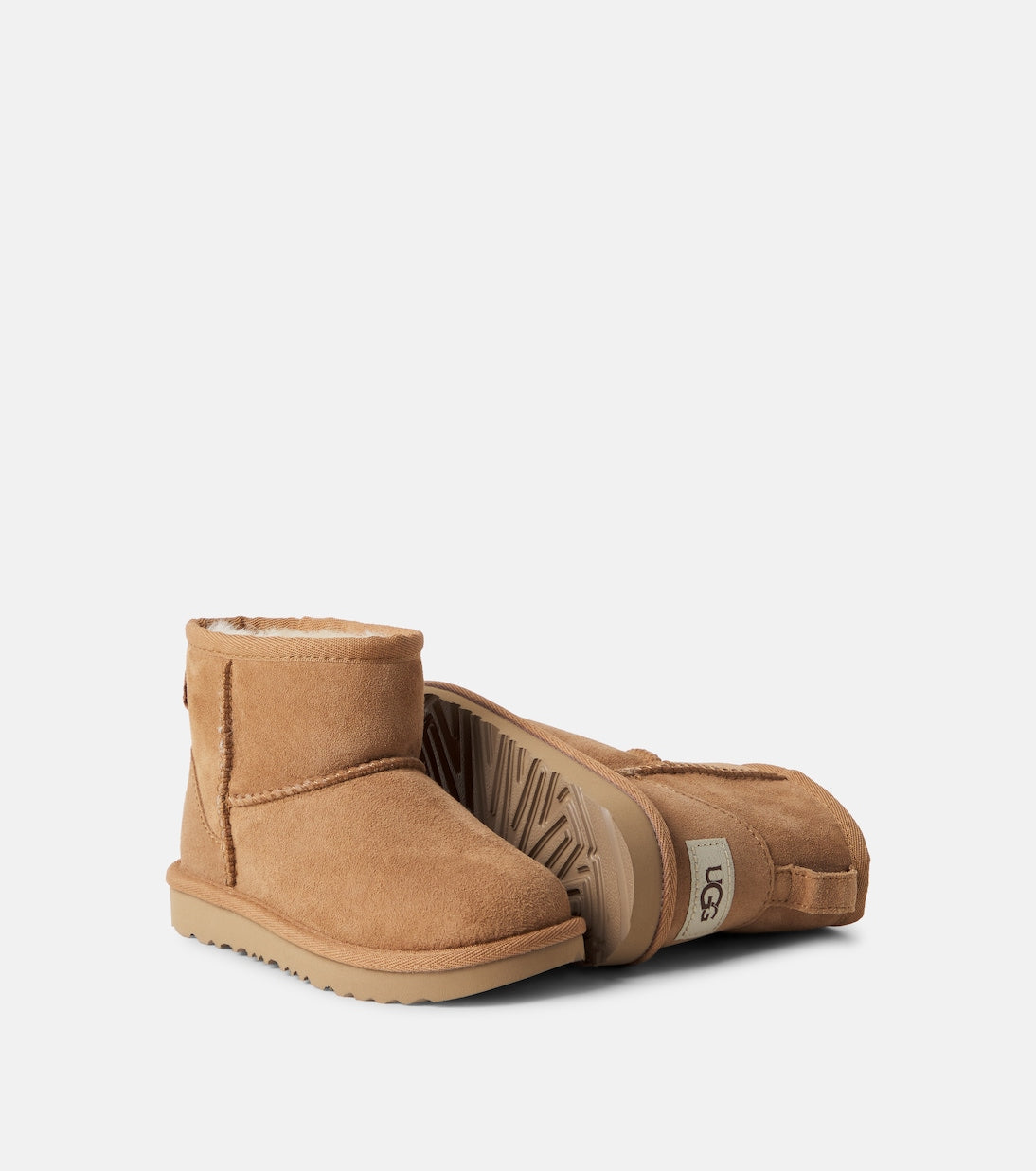 UGG Kids - Classic Mini II shearling-lined suede boots