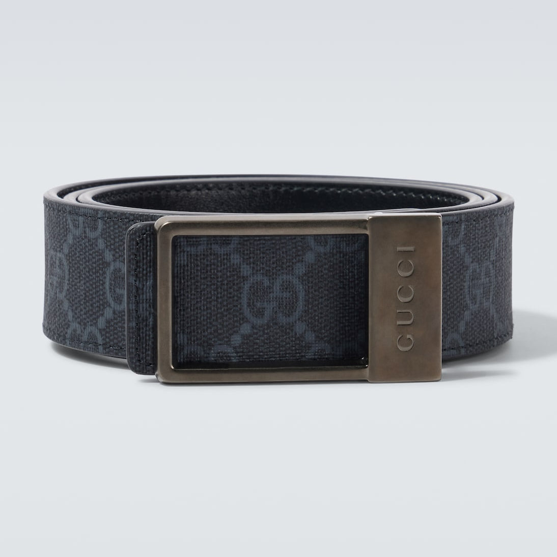 Gucci - GG Canvas reversible leather belt