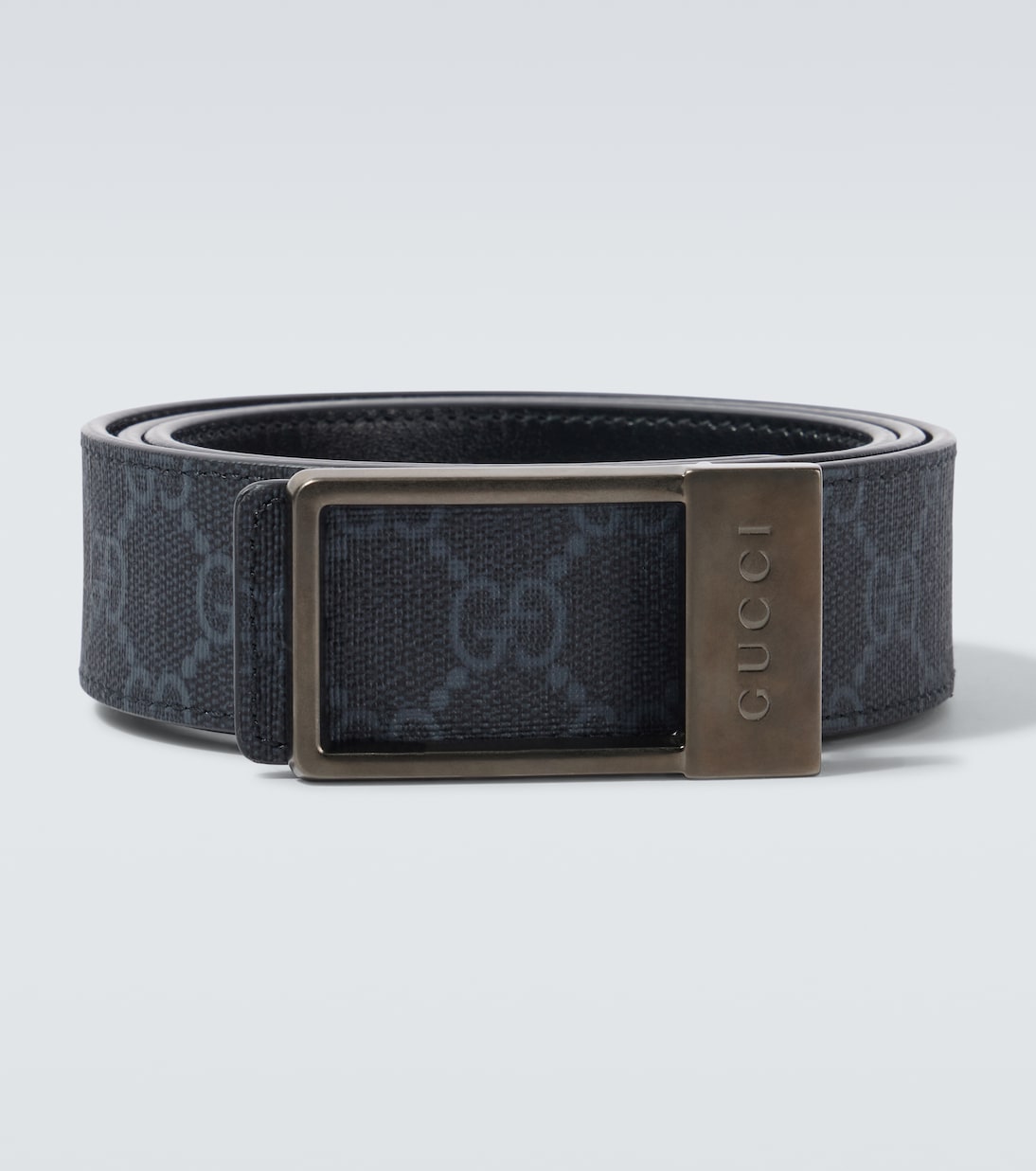Gucci - GG Canvas reversible leather belt