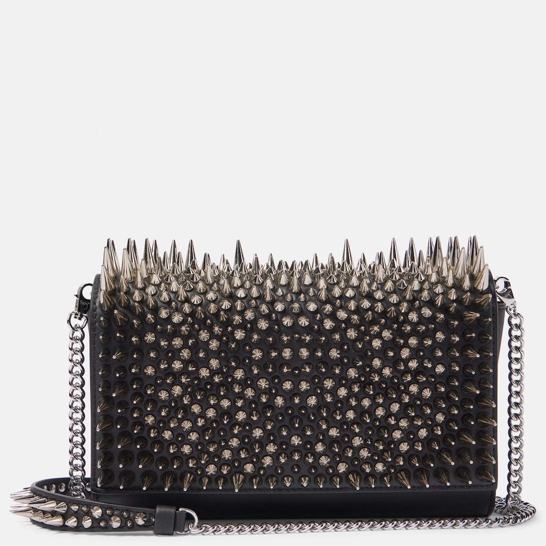 Christian Louboutin - Paloma spiked leather clutch