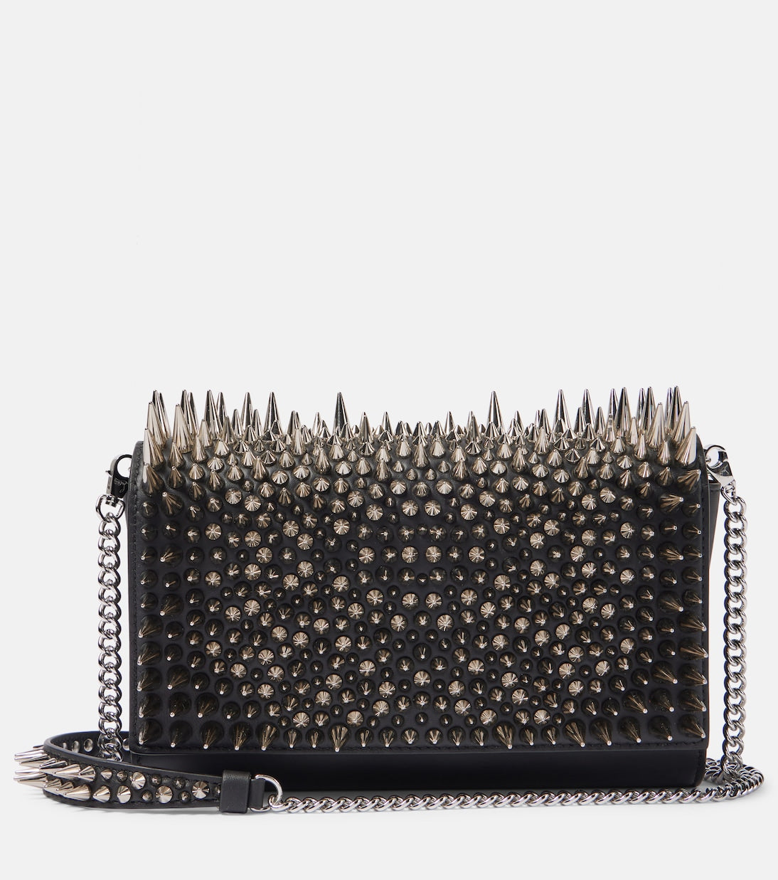 Christian Louboutin - Paloma spiked leather clutch