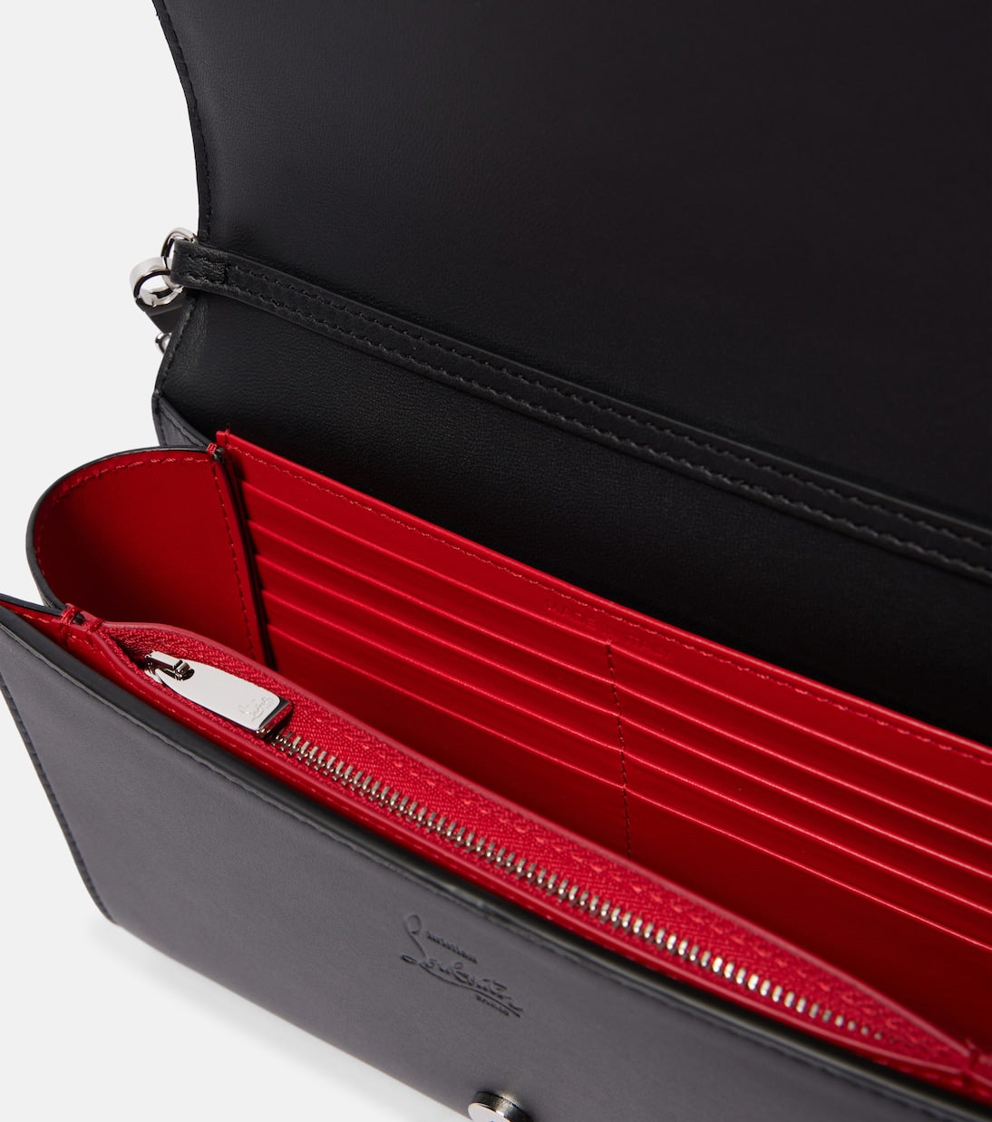 Christian Louboutin - Paloma spiked leather clutch