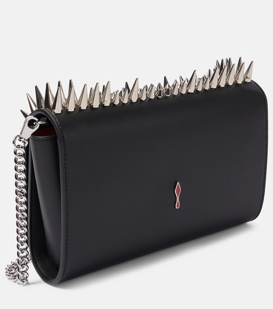 Christian Louboutin - Paloma spiked leather clutch