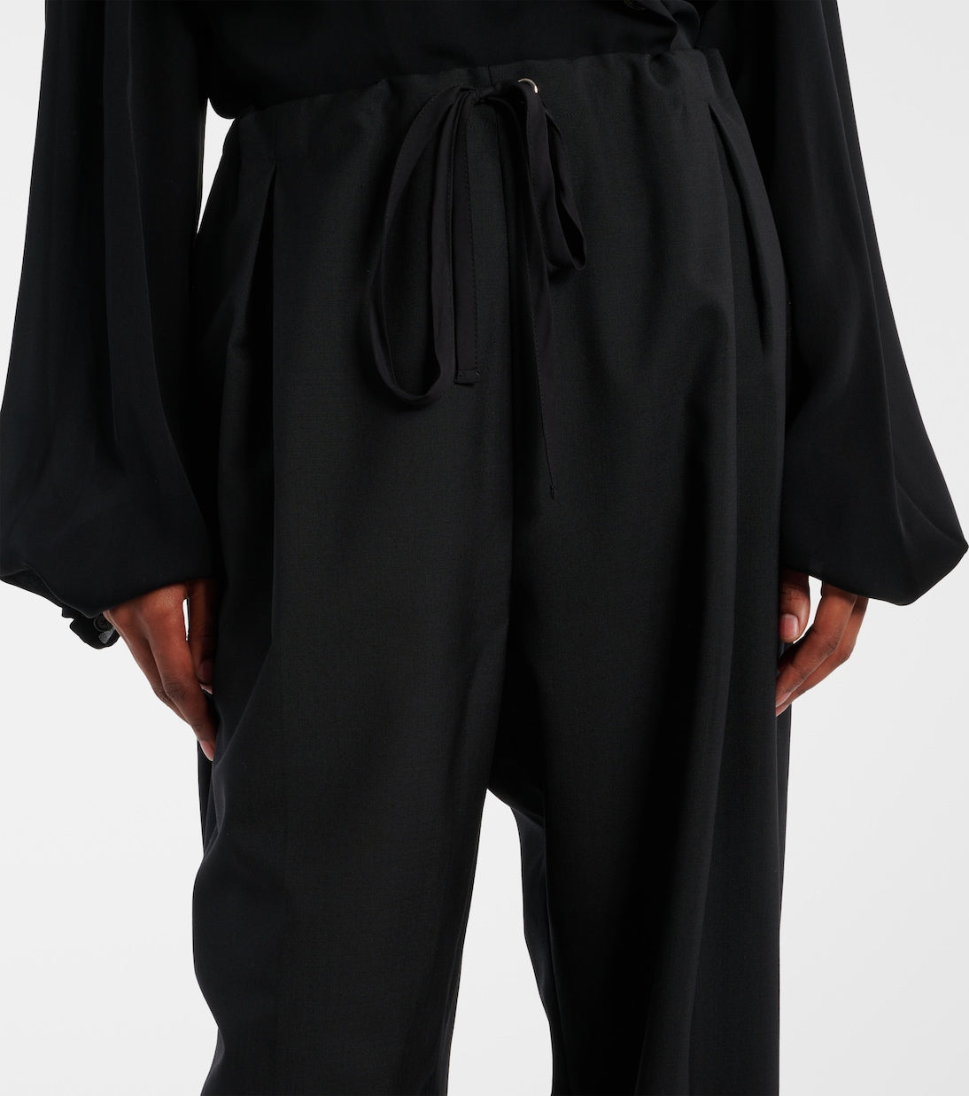Khaite - Trenton wool wide-leg pants