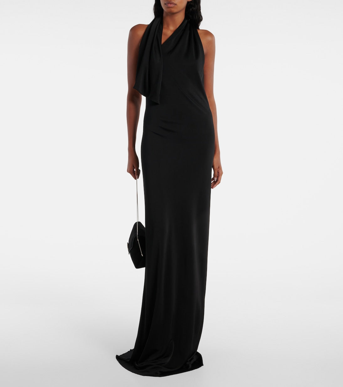 Khaite - Roza draped jersey gown