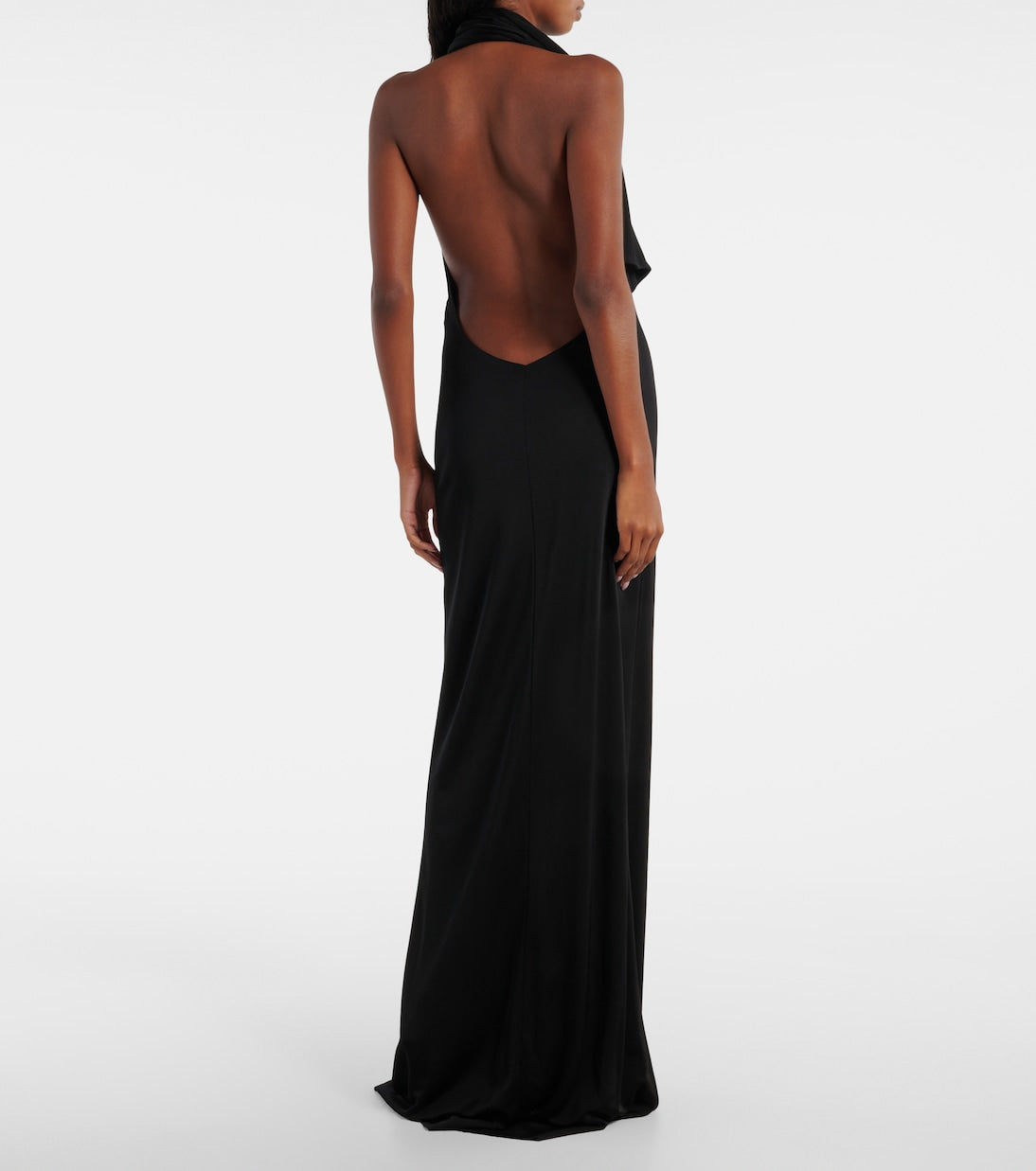 Khaite - Roza draped jersey gown