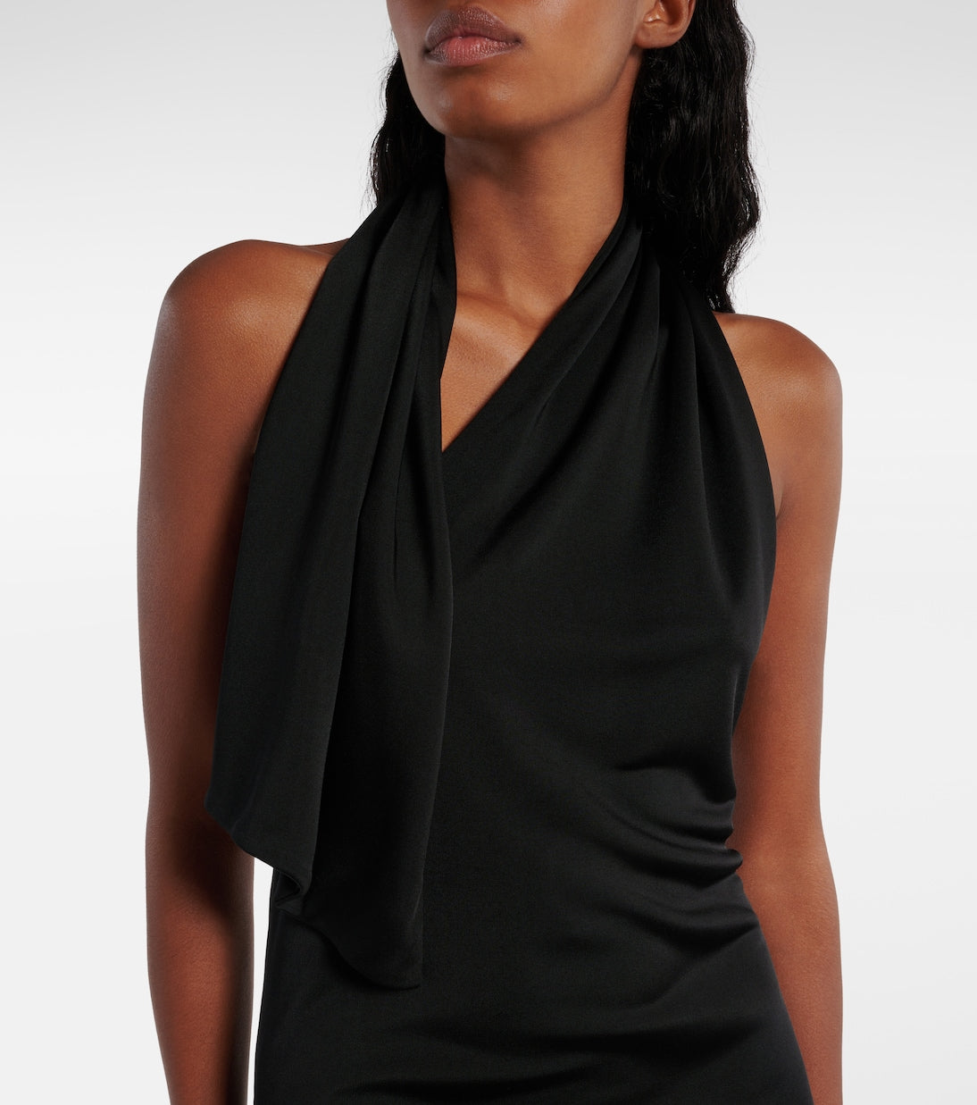 Khaite - Roza draped jersey gown