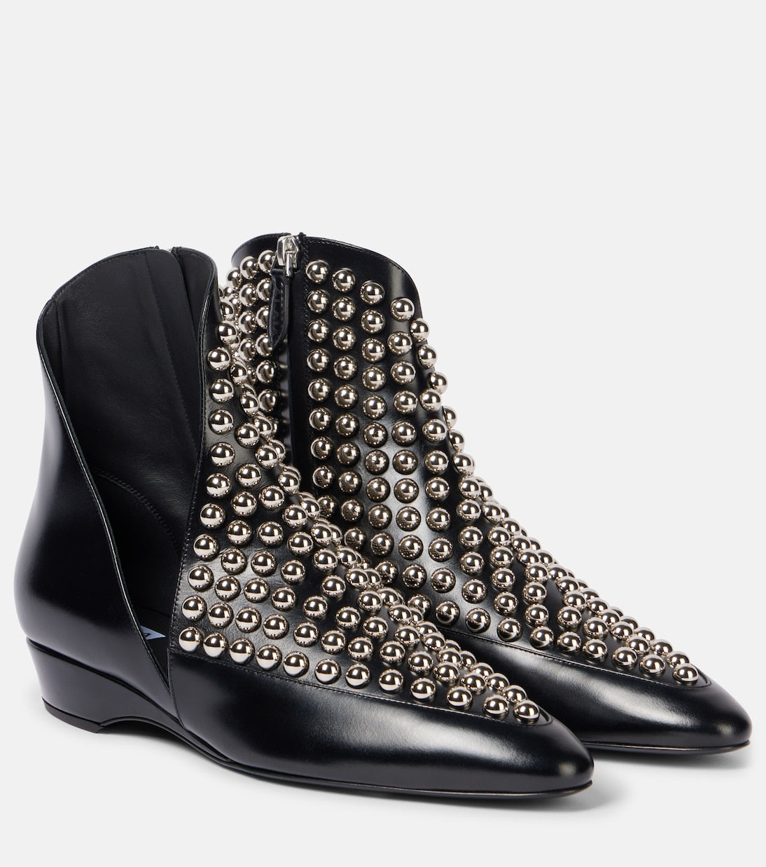 Alaïa - Studded leather ankle boots