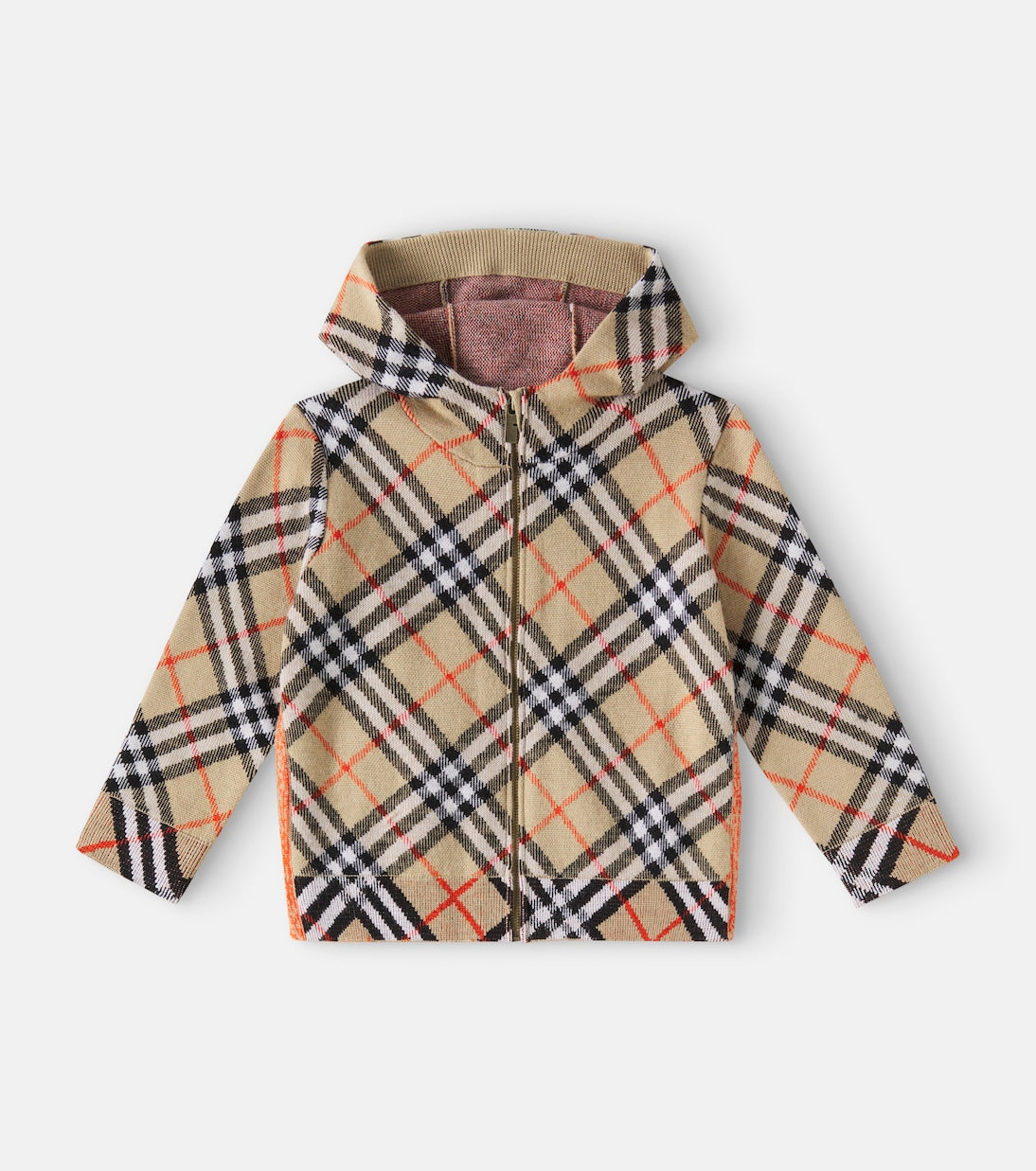 Burberry Kids - Burberry Check wool jacket