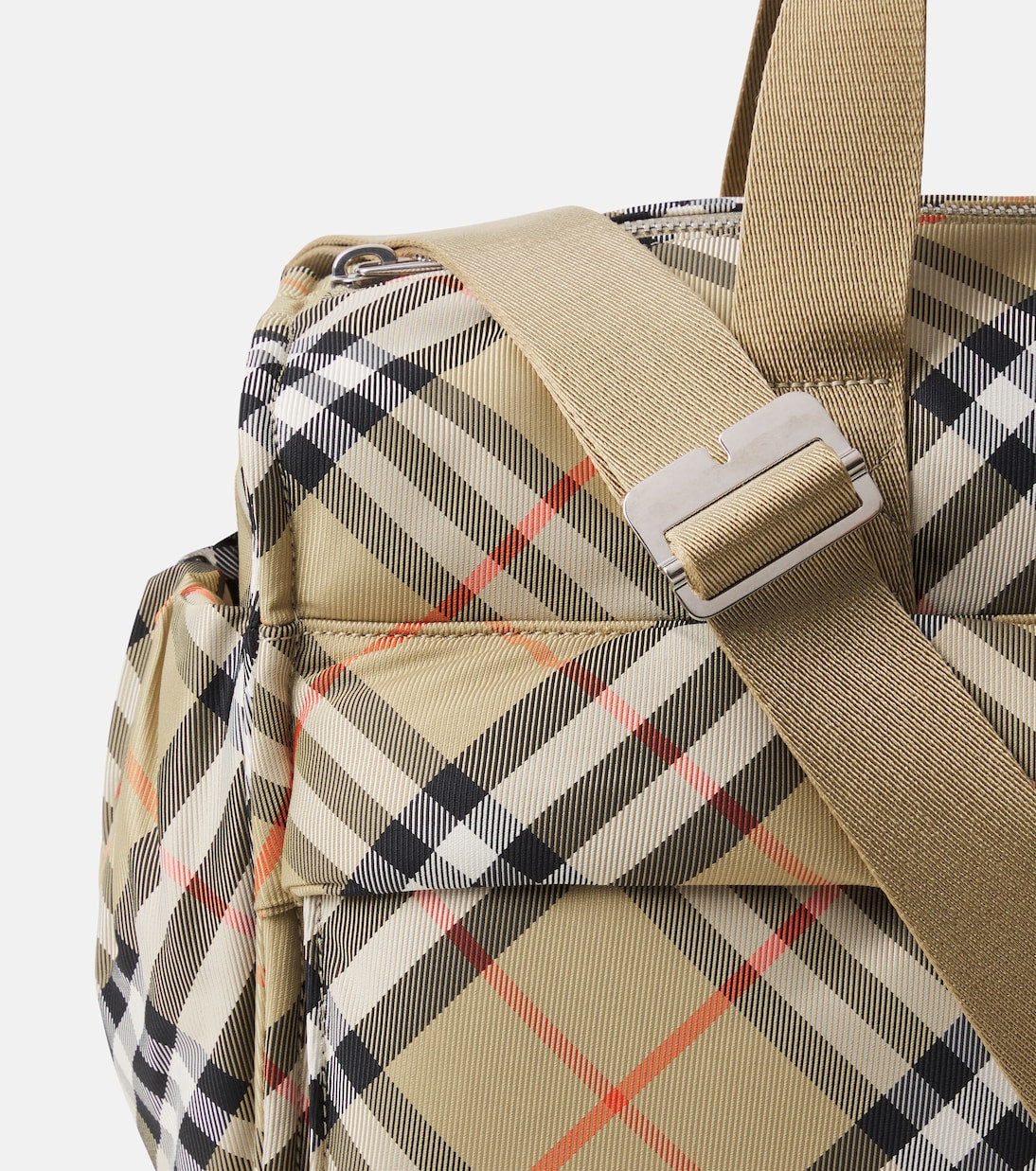 Burberry Kids - Burberry Check canvas diaper bag
