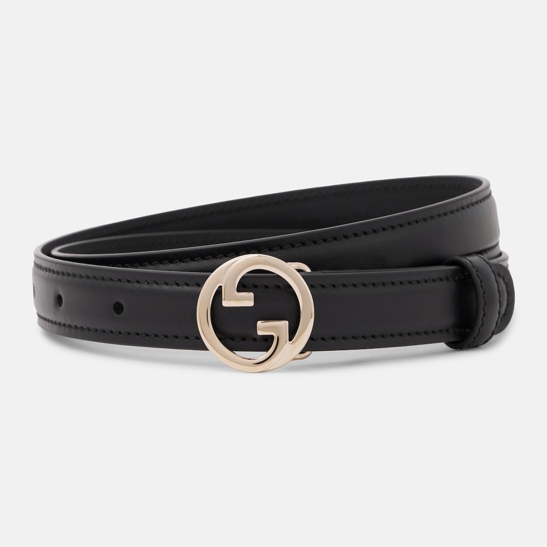 Gucci - Blondie Interlocking G leather belt