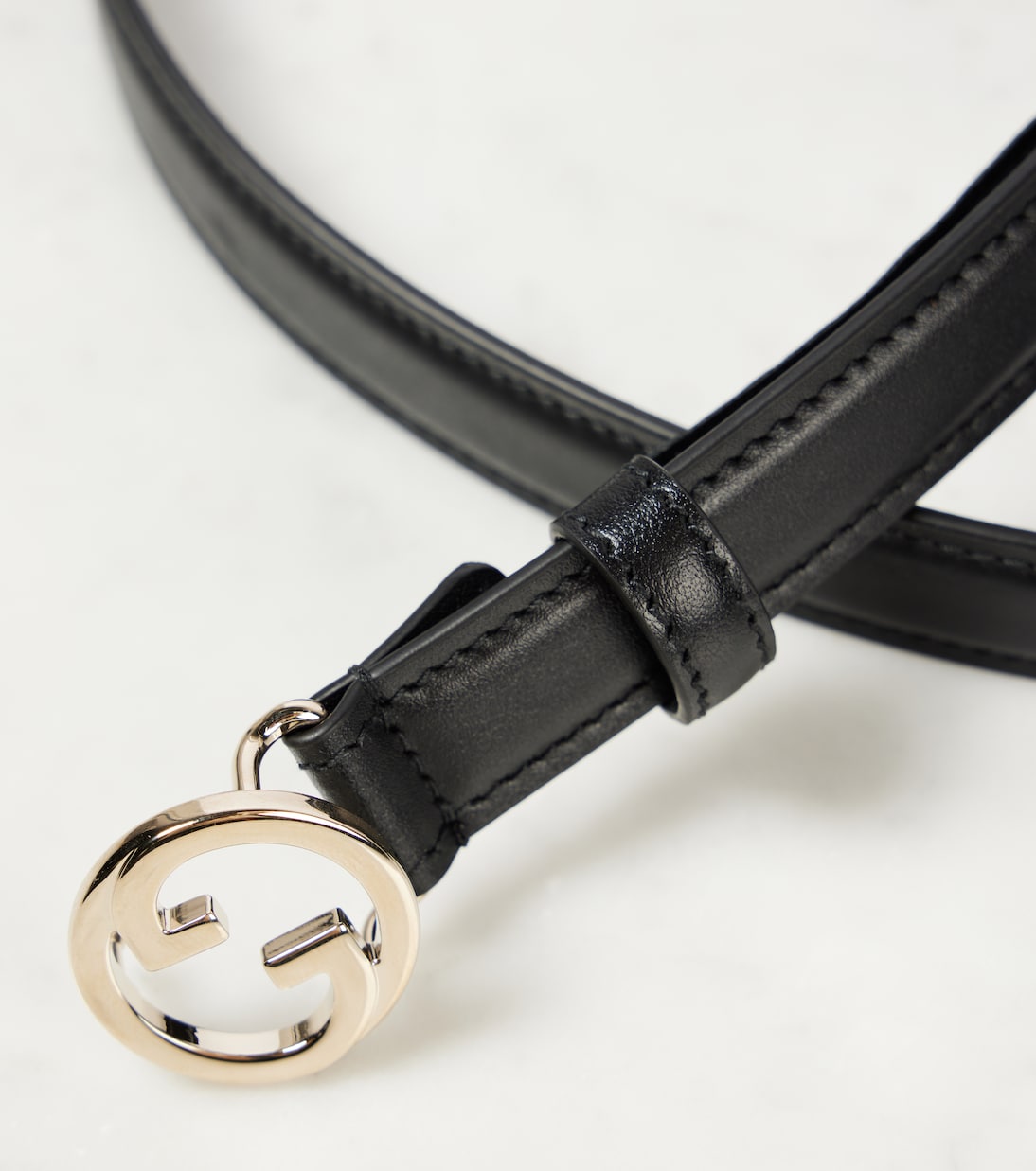 Gucci - Blondie Interlocking G leather belt