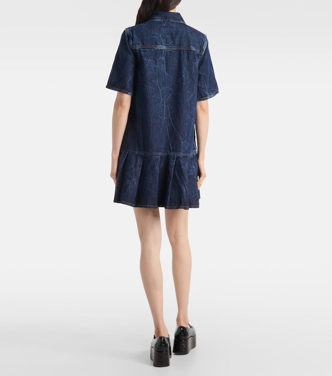 Ganni - Denim minidress