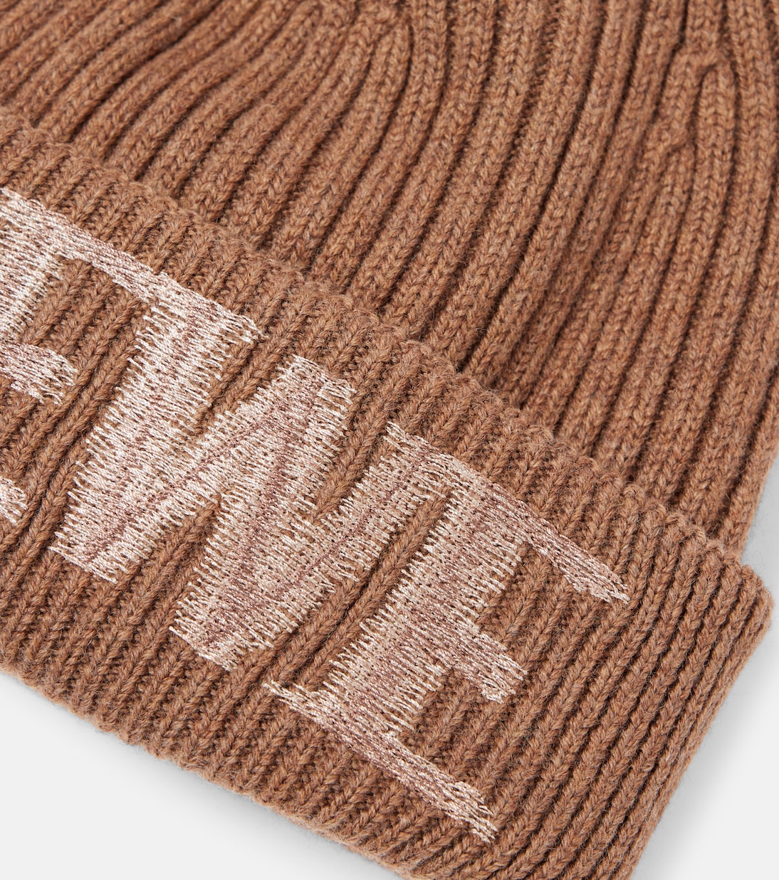 Loewe - Logo ribbed-knit wool-blend beanie