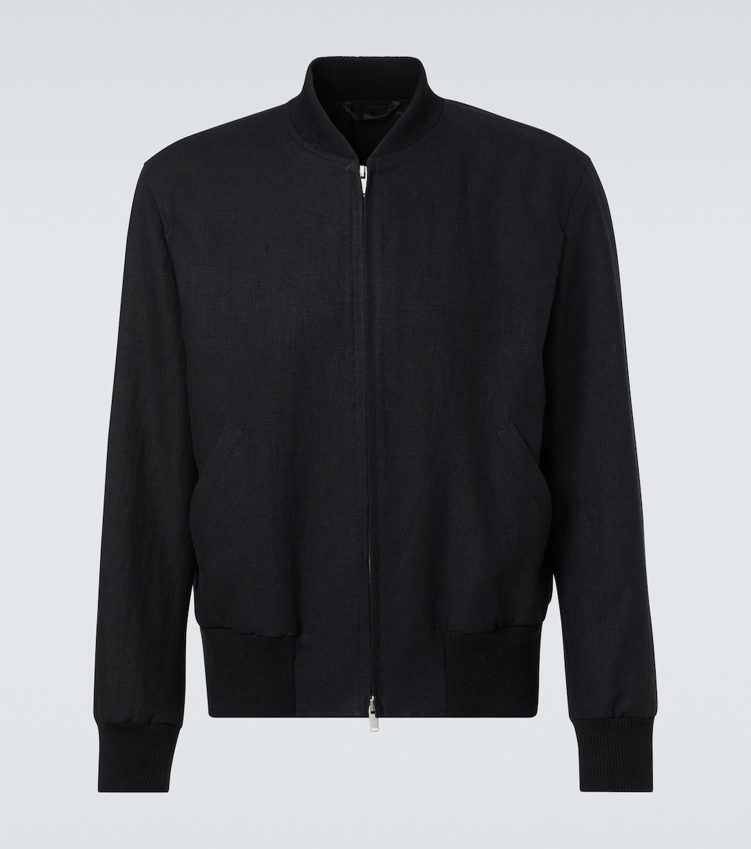 Lardini - Linen bomber jacket