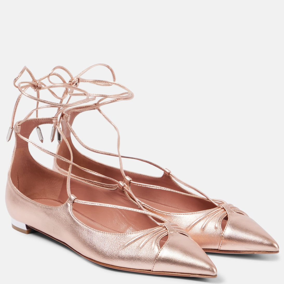 Aquazzura - Gabi leather ballet flats