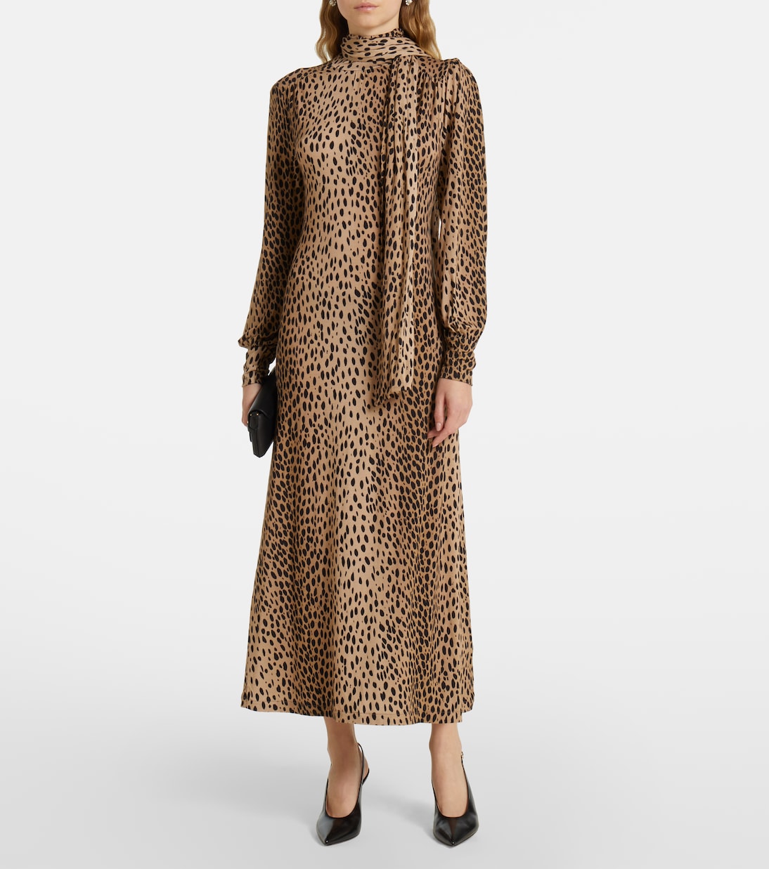 Rixo - Avalon polka-dot maxi dress