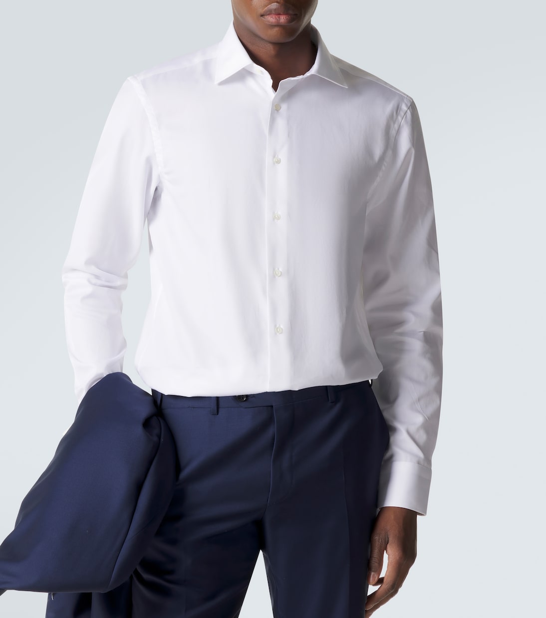 Canali - Cotton poplin shirt
