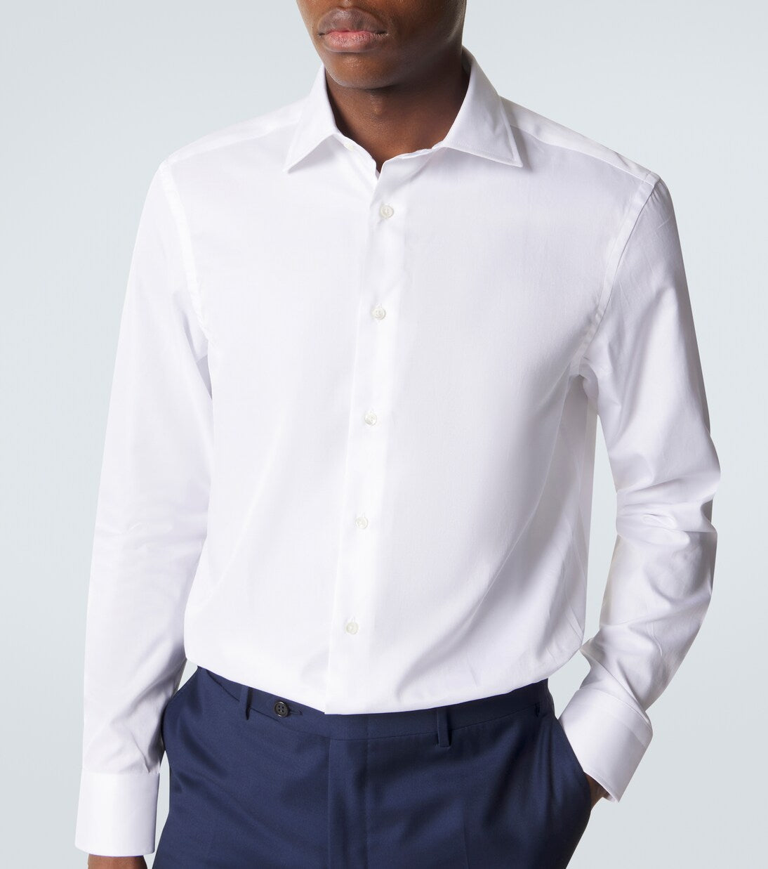 Canali - Cotton poplin shirt